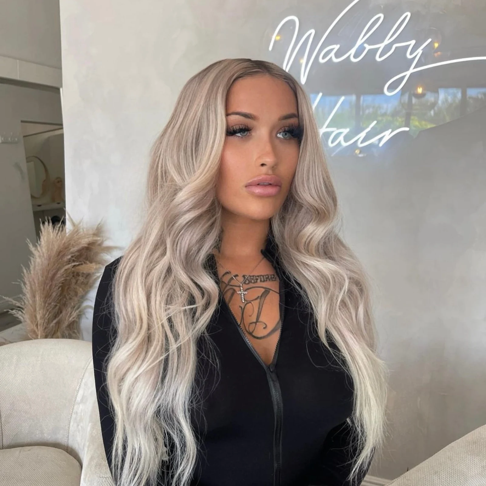Blonde luxury wavy bundle