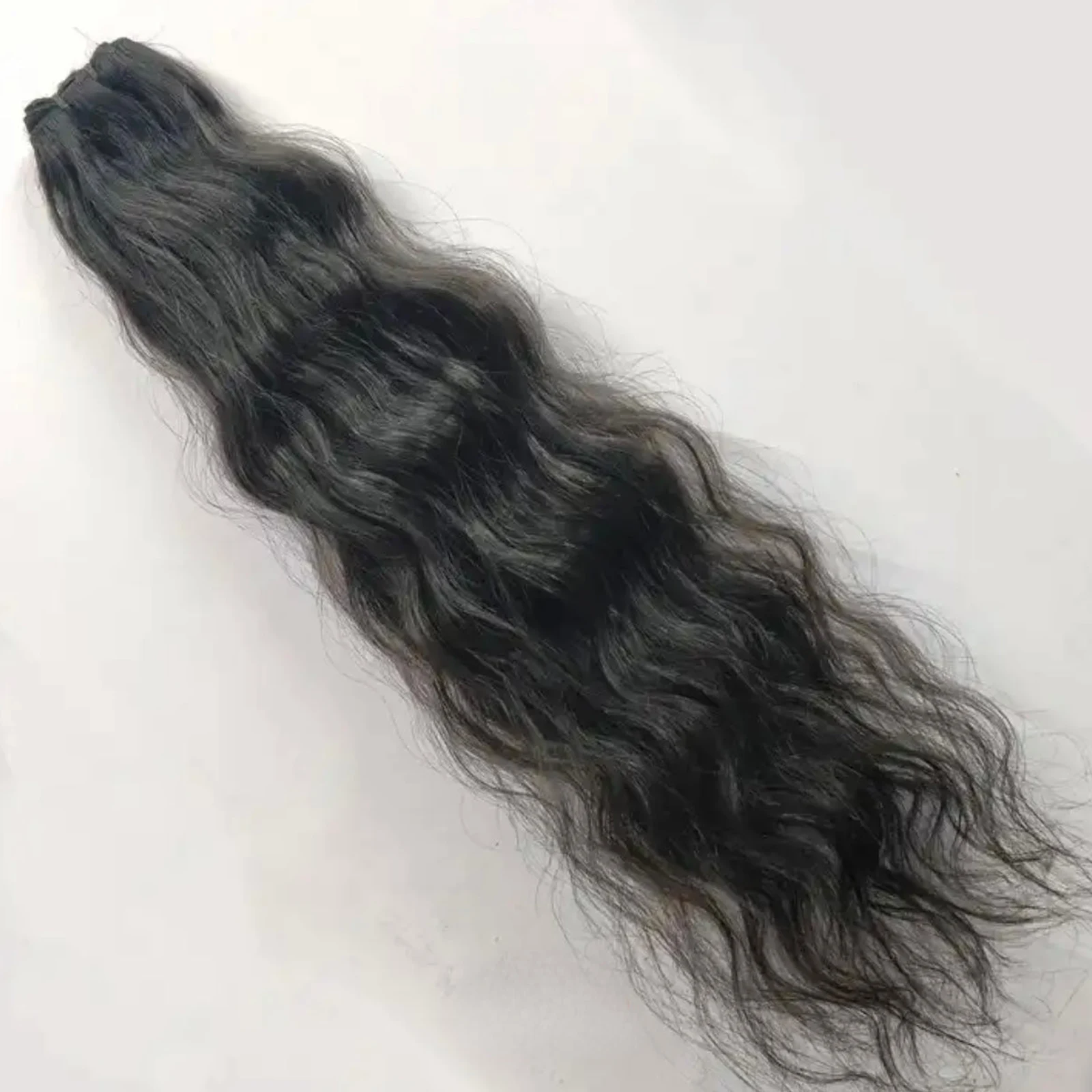 Raw wavy bundles